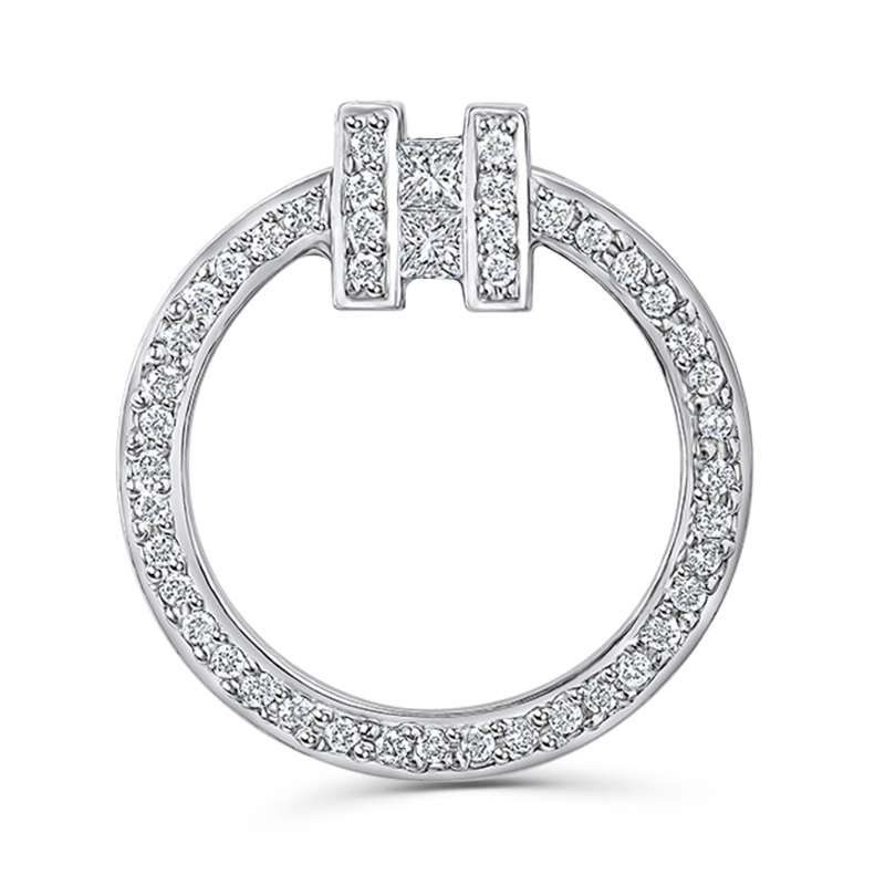 White Gold Diamond Pendant
