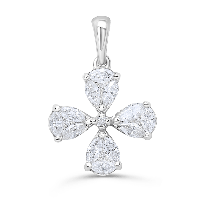 White Gold Diamond Pendant