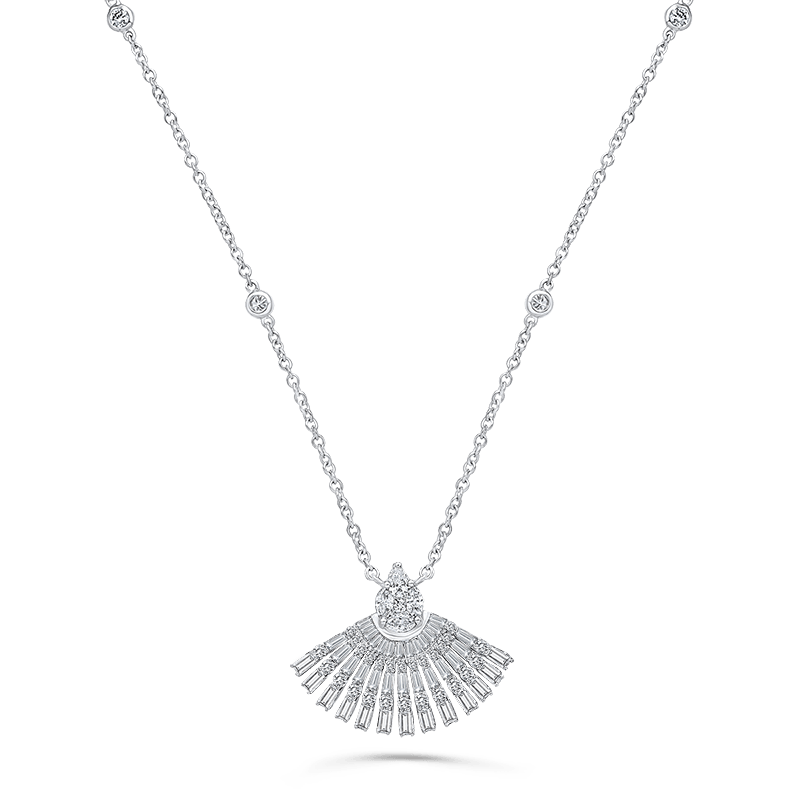 White Gold Diamond Pendant