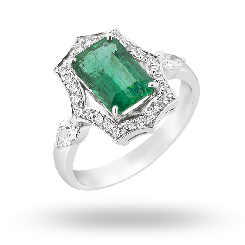 Riviere Emerald Ring