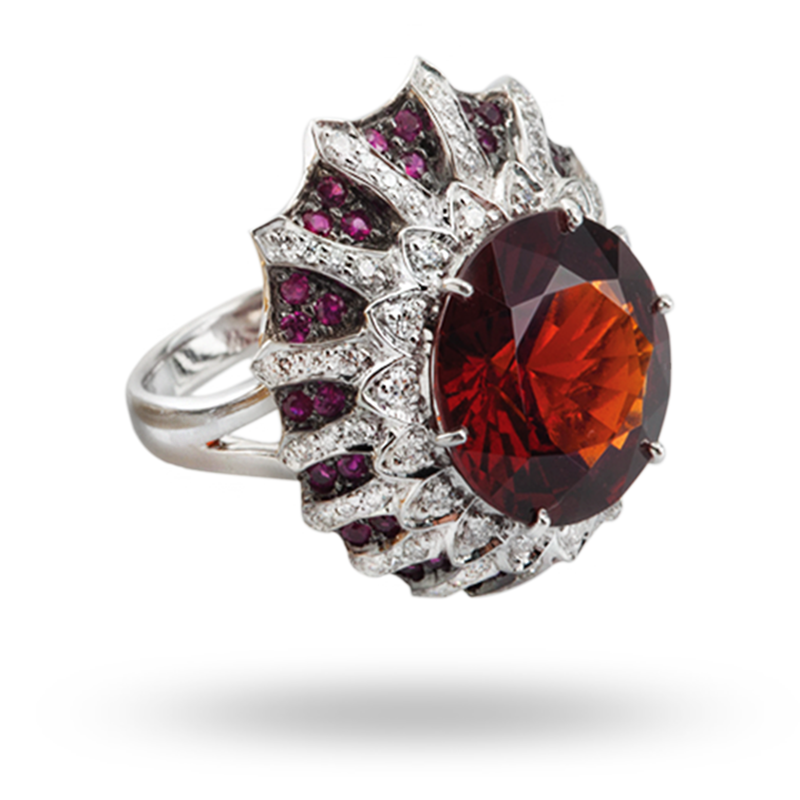 Victorian Crown Ring in 18k