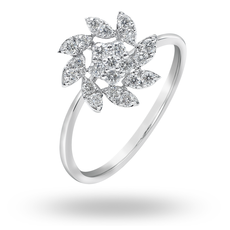 White Gold Diamond Ring